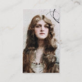 Carte De Visite Beauté vintage (Dos)