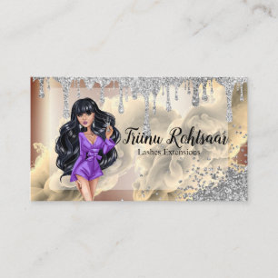 Carte De Visite Beautician Maquillage Lashes Brost Artiste