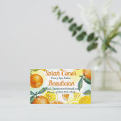 Carte De Visite Beauticien (Debout devant)