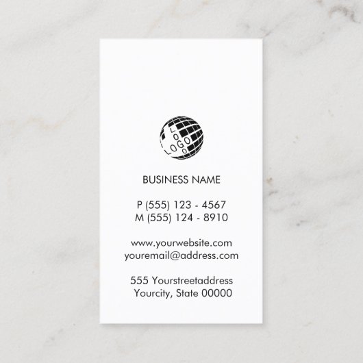 Carte De Visite Beauty Consultant Beautician Flower Monogramme (Dos)