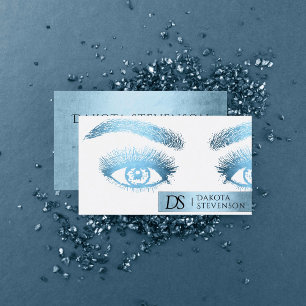 Carte De Visite Beauty Glam Professional Glitzy Robin Oeuf Bleu