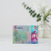 Carte De Visite BEAUTY MODE rouge rose bleu vert (Debout devant)