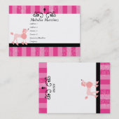 Carte De Visite Beauty Puppy (Devant / Derrière)