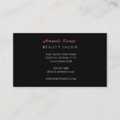 Carte De Visite Beauty Salon (Dos)