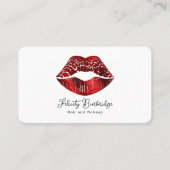 Carte De Visite Beauty Salon QR Code (Devant)