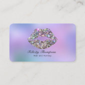 Carte De Visite Beauty Salon QR Code (Devant)