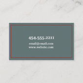 Carte De Visite Beauty Spa Business Card (Dos)