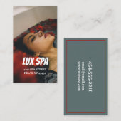 Carte De Visite Beauty Spa Business Card (Devant / Derrière)