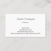 Carte De Visite Beaux Chevaux en Aquarelle (Dos)