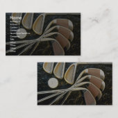 Carte De Visite Beaux clubs de golf (Devant / Derrière)