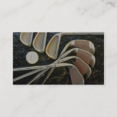 Carte De Visite Beaux clubs de golf (Dos)