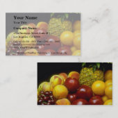 Carte De Visite Beaux fruits (Devant / Derrière)