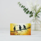 Carte De Visite Beaux oiseaux naturels (Debout devant)