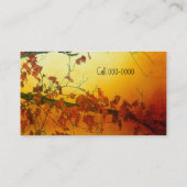 Carte De Visite Beaux oiseaux naturels (Dos)