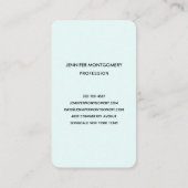 Carte De Visite Beaux palmiers sur une plage tropicale (Dos)