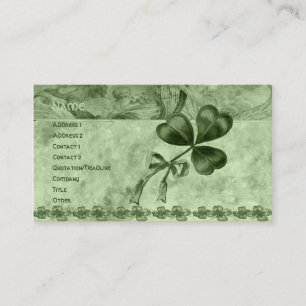 Carte De Visite Beaux shamrocks
