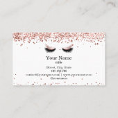 Carte De Visite Beaux yeux de lavabo et boucs de longues cils (Dos)