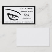 CARTE DE VISITE BEAUX YEUX DE MAQUILLAGE PERMANENT (Devant / Derrière)