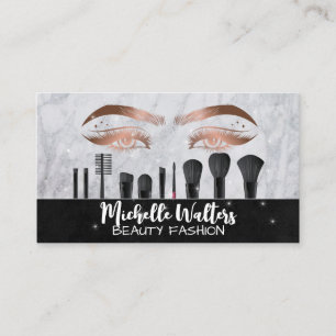 Carte De Visite Beaux yeux Maquiller les brosses