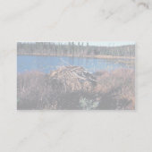 Carte De Visite Beaver Lodge on Martin Lake (Dos)