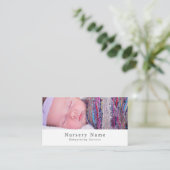 Carte De Visite Bébé, Babysitter, Garderie, Soins d'enfants, Soins (Debout devant)