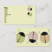 Carte De Visite Bébé Bugs. (Devant / Derrière)