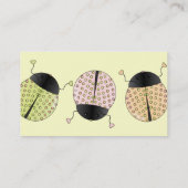 Carte De Visite Bébé Bugs. (Dos)