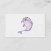 Carte De Visite bébé dauphin mignon (Dos)