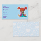Carte De Visite Bébé de Chibi (Devant / Derrière)