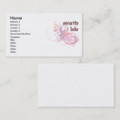 Carte De Visite Bébé de sécurité (Devant / Derrière)