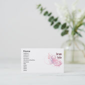 Carte De Visite Bébé de tambours (Debout devant)