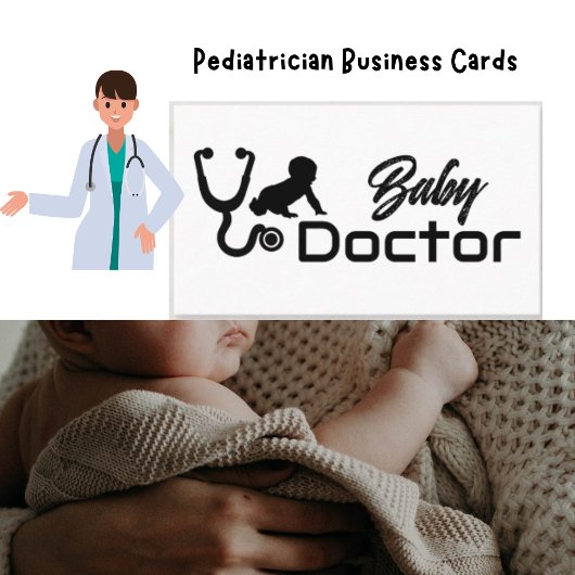 Carte De Visite Bébé Docteur Visite à domicile