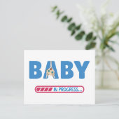 Carte de visite bébé en cours (Debout devant)