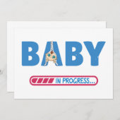 Carte de visite bébé en cours (Devant / Derrière)