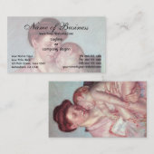 Carte De Visite Bébé endormi par Mary Cassatt (Devant / Derrière)