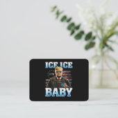 Carte De Visite Bébé Glace Drôle Trump (Debout devant)