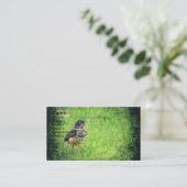 Carte De Visite Bébé Robin (Debout devant)