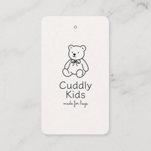 Carte De Visite Bébé Vêtements Prix tag, taille, style & SM icônes