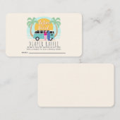 Carte De Visite Bébés à bord Van Twins Diaper Raffle (Devant / Derrière)