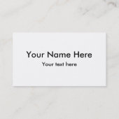 Carte De Visite Bécher de chimie scientifique (Dos)