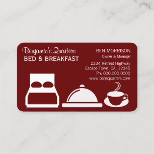 Carte de visite Bed and Breakfast