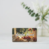 Carte De Visite Bed and Breakfast Scenery (Debout devant)