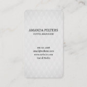 Carte De Visite Bed and Breakfast Scenery (Dos)