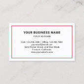 Carte De Visite Bed Bugs Remog Pest Control Service voiture d'affa (Dos)