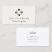 Carte De Visite Bee Beekeeper Honeycomb (Devant / Derrière)