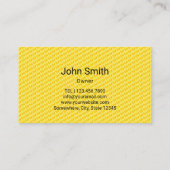 Carte De Visite Bee Beekeeping Fresh Honey Apiary (Dos)