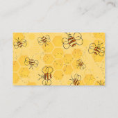 Carte De Visite Bee Buzzing Honey Bees mignonne (Dos)