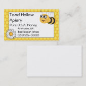 Carte De Visite Bee et Daisy (Devant / Derrière)