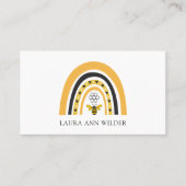 Carte De Visite Bee Rainbow Business Card (Devant)