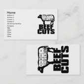 Carte De Visite Beef_Cuts (Devant / Derrière)